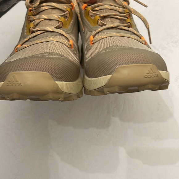 ADIDAS TERREX SWIFT R3 HIKING BEIGE/GOLD/ORANGE SNEAKERS MENS SIZE 10 - Picture 9 of 16